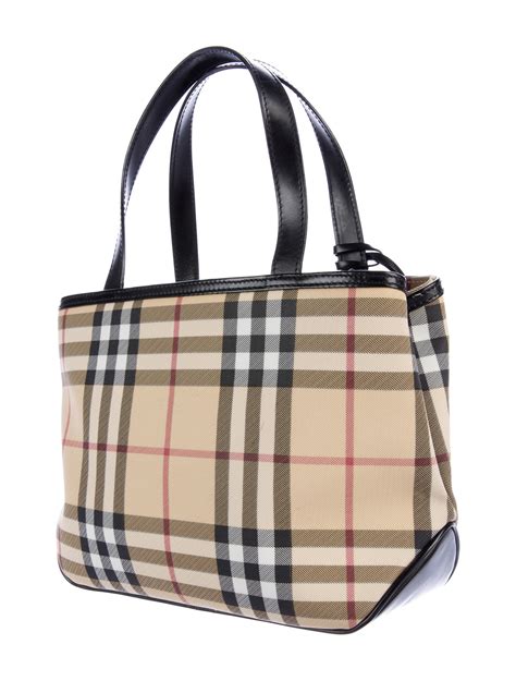 burberry small nova check tote bag